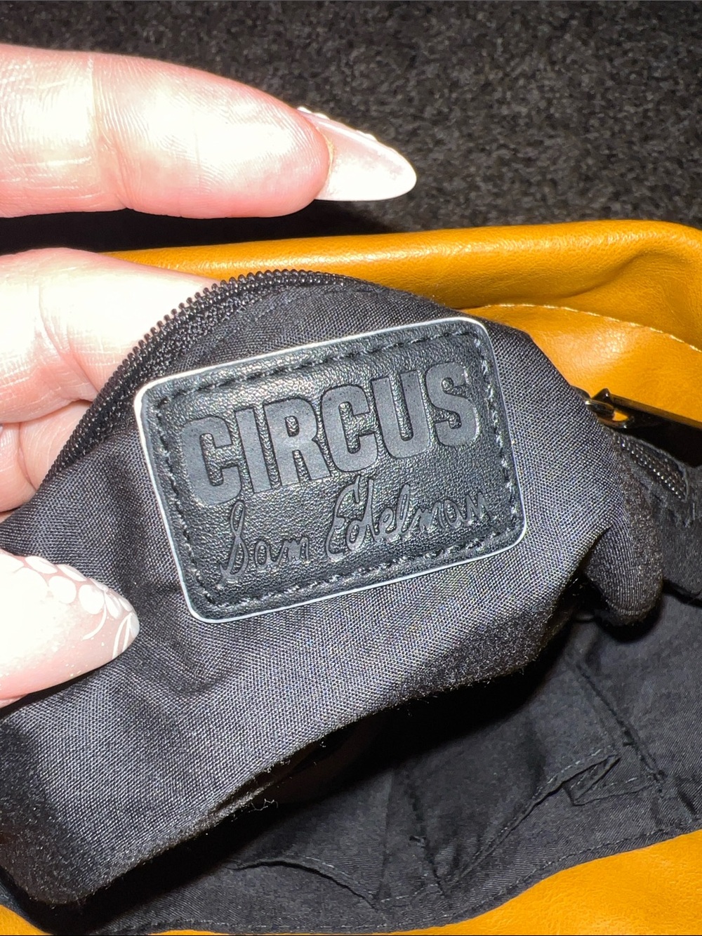 Circus by Sam Edelman Mustard Yellow Fold-Over Clutch - Picture 7 of 10